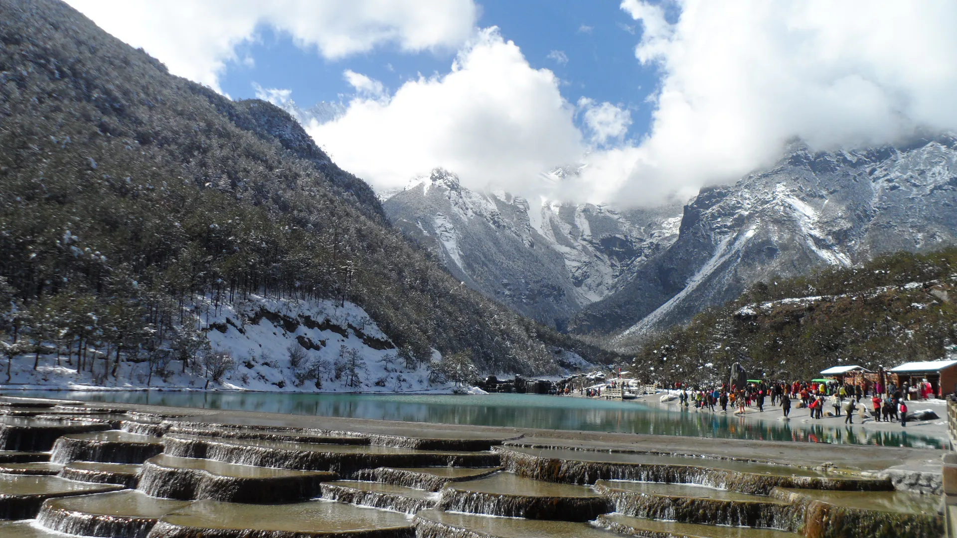 Jade Dragon Snow Mountain scenery for a private Yunnan tour